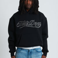 HOODIE DEPT STRASS BLACK