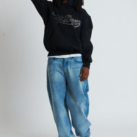 HOODIE DEPT STRASS BLACK