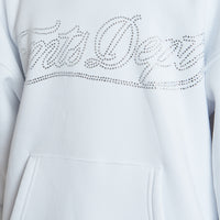 HOODIE DEPT STRASS WHITE
