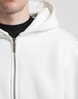 ZIP HOODIE OFF WHITE