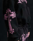 CATHEDRAL TRACK SUIT BLACK&PINK