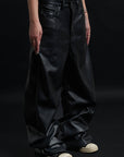 RELIC LEATHER BAGGY BLACK