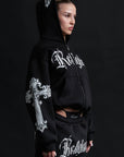 HOODIE CATHEDRAL BLACK&WHITE
