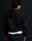 HOODIE RELIQUAR TOTAL BLACK CRYSTAL