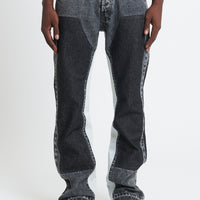 DENIM FLARE BLACK