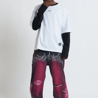 Double Long Sleeve jersey white