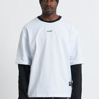 Double Long Sleeve jersey white