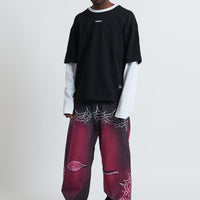 Double Long Sleeve jersey black