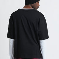 Double Long Sleeve jersey black