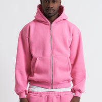 HOODIE ZIP PINK