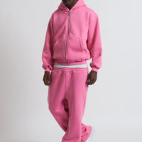 HOODIE ZIP PINK