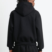 HOODIE ZIP BLACK
