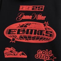 HOODIE KILLER BLACK-RED
