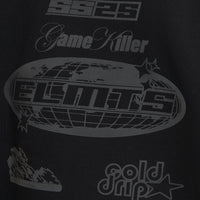 hoodie killer black & black