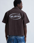 JACKET EMBROIDERED CHOCO
