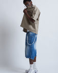 JACKET EMBROIDERED SAND