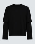 DOUBLE SLEEVE LOGO BLACK
