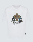 TEE BYZANTINE CROSSES WHITE
