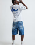 TEE PROJECT ELMTS WHITE - ROYAL