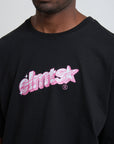 TEE WRITTEN PINK BLACK