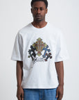 TEE BYZANTINE CROSSES WHITE