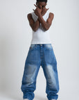 DENIM BAGGY MEDIUM THUNDER