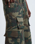 JORTS CARGO MILITARY GREEN