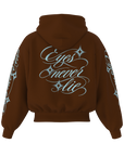 Hoodie Eyes Never Lie CHOCO SKY