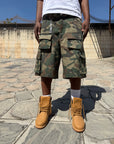 JORTS CARGO MILITARY GREEN