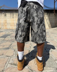 JORTS CARGO MILITARY BLACK