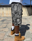 JORTS CARGO MILITARY BLACK