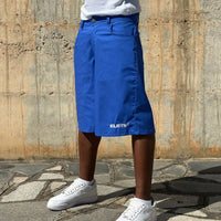 JORTS BAGGY EMBROIDERED ROYAL