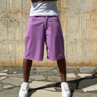 JORTS COTONE EMBROIDERED LILLA