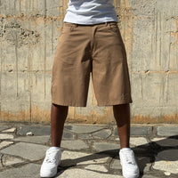 JORTS COTONE EMBROIDERED CAMEL