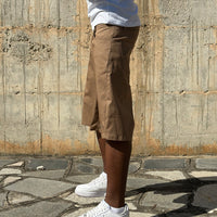 JORTS COTONE EMBROIDERED CAMEL
