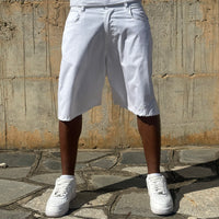 JORTS COTONE EMBROIDERED WHITE