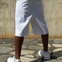JORTS COTONE EMBROIDERED WHITE