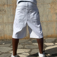 JORTS COTONE EMBROIDERED WHITE