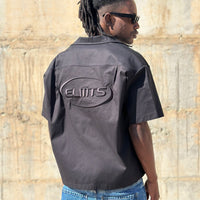 Jacket embroidered BLACK