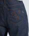 RAW DENIM BAGGY BLUE