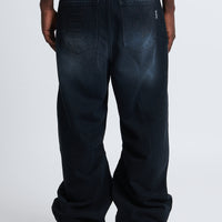 DENIM BAGGY BLACK