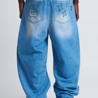 DENIM BAGGY CLEAR