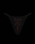 THONG Devotion BLACK RED