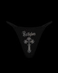 THONG Devotion BLACK-WHITE
