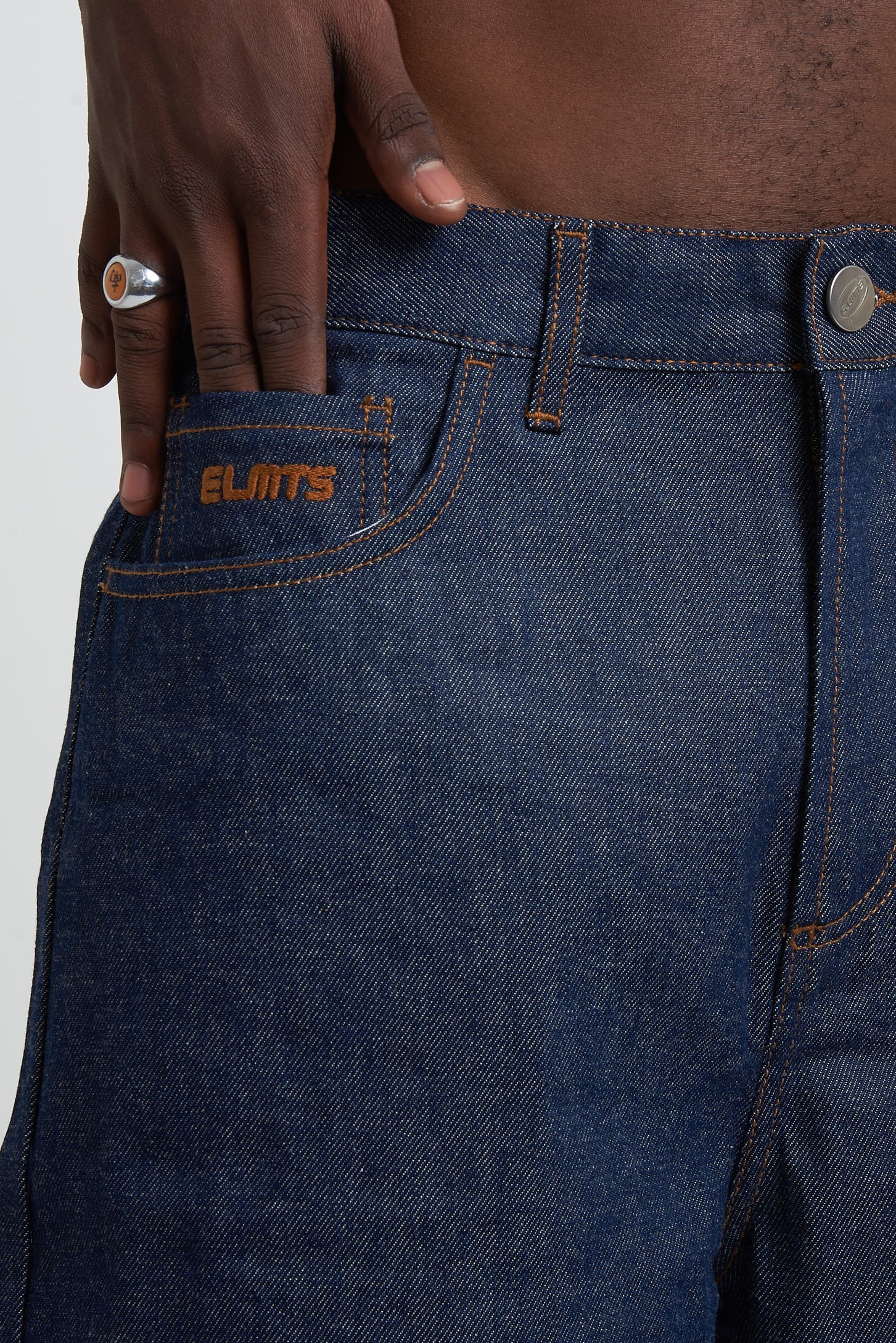 JORTS RAW DENIM BLUE