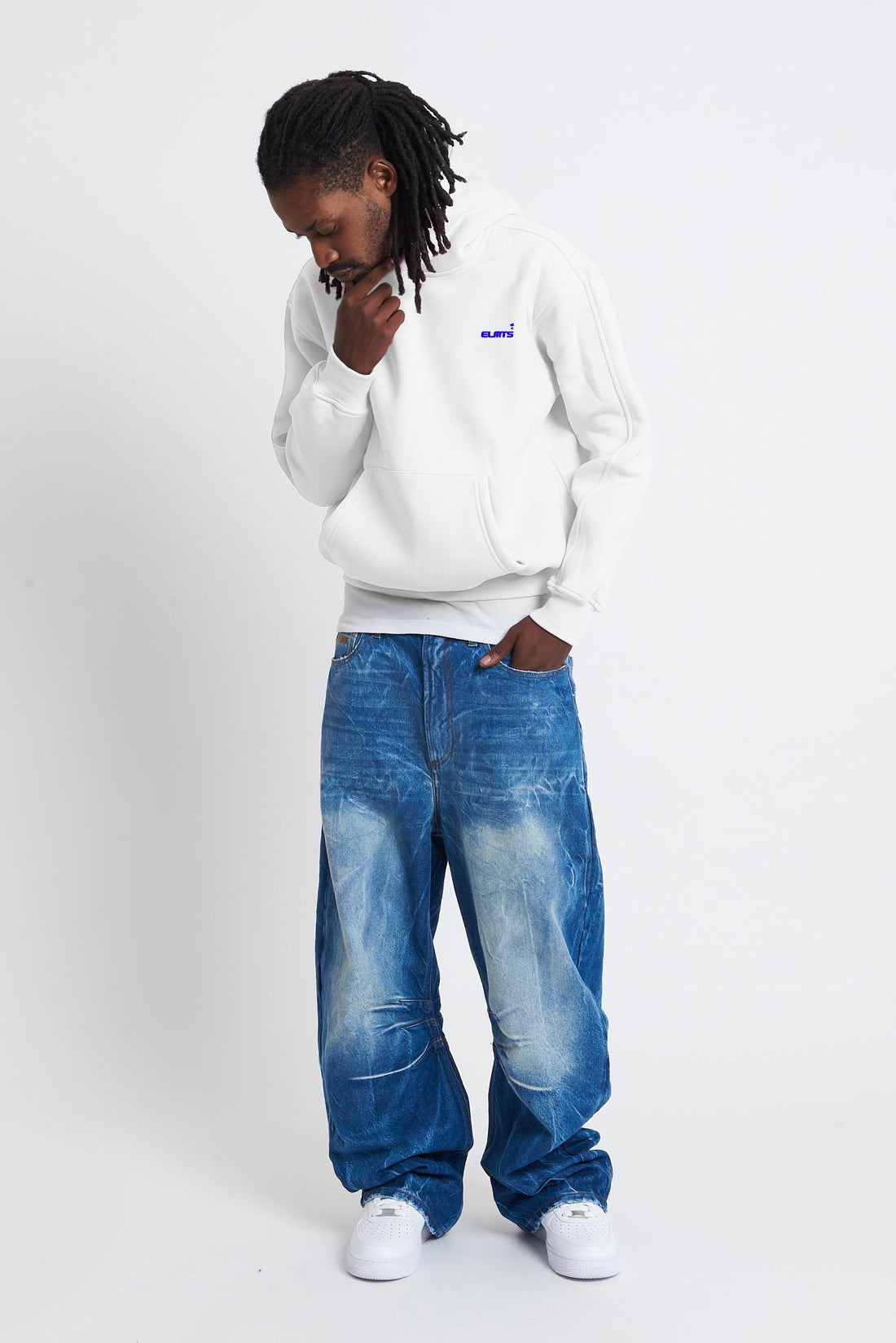 HOODIE KILLER WHITE-ROYAL