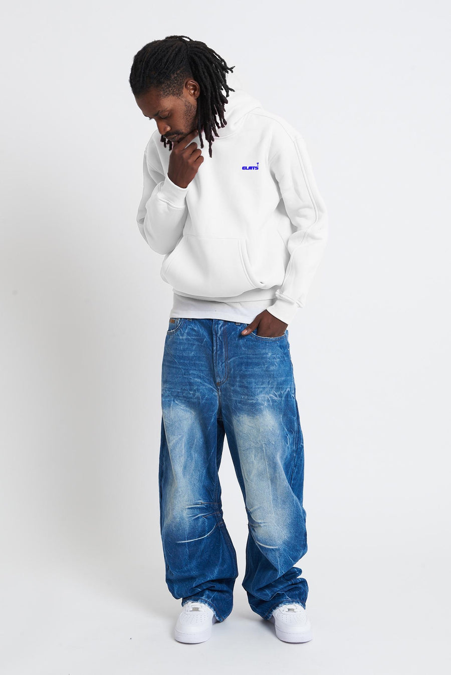 HOODIE KILLER WHITE-ROYAL