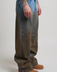 OMBRE' WASH DENIM BAGGY