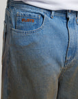OMBRE' WASH DENIM BAGGY