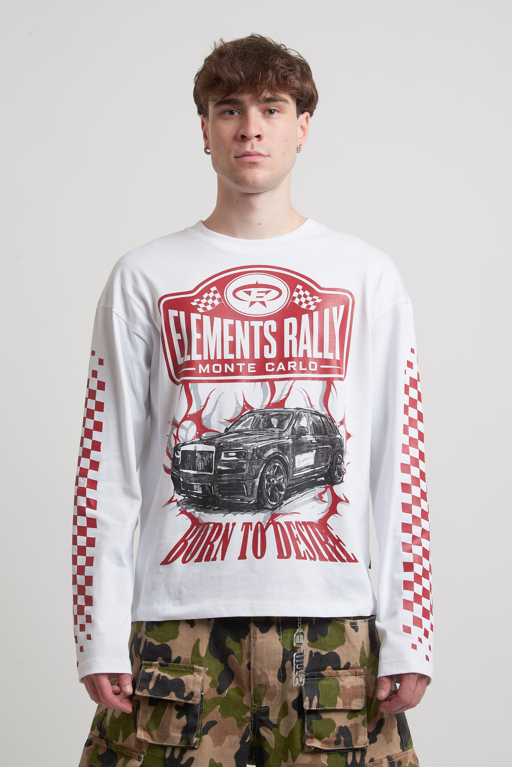 LONG SLEEVE RALLY MONTECARLO WHITE